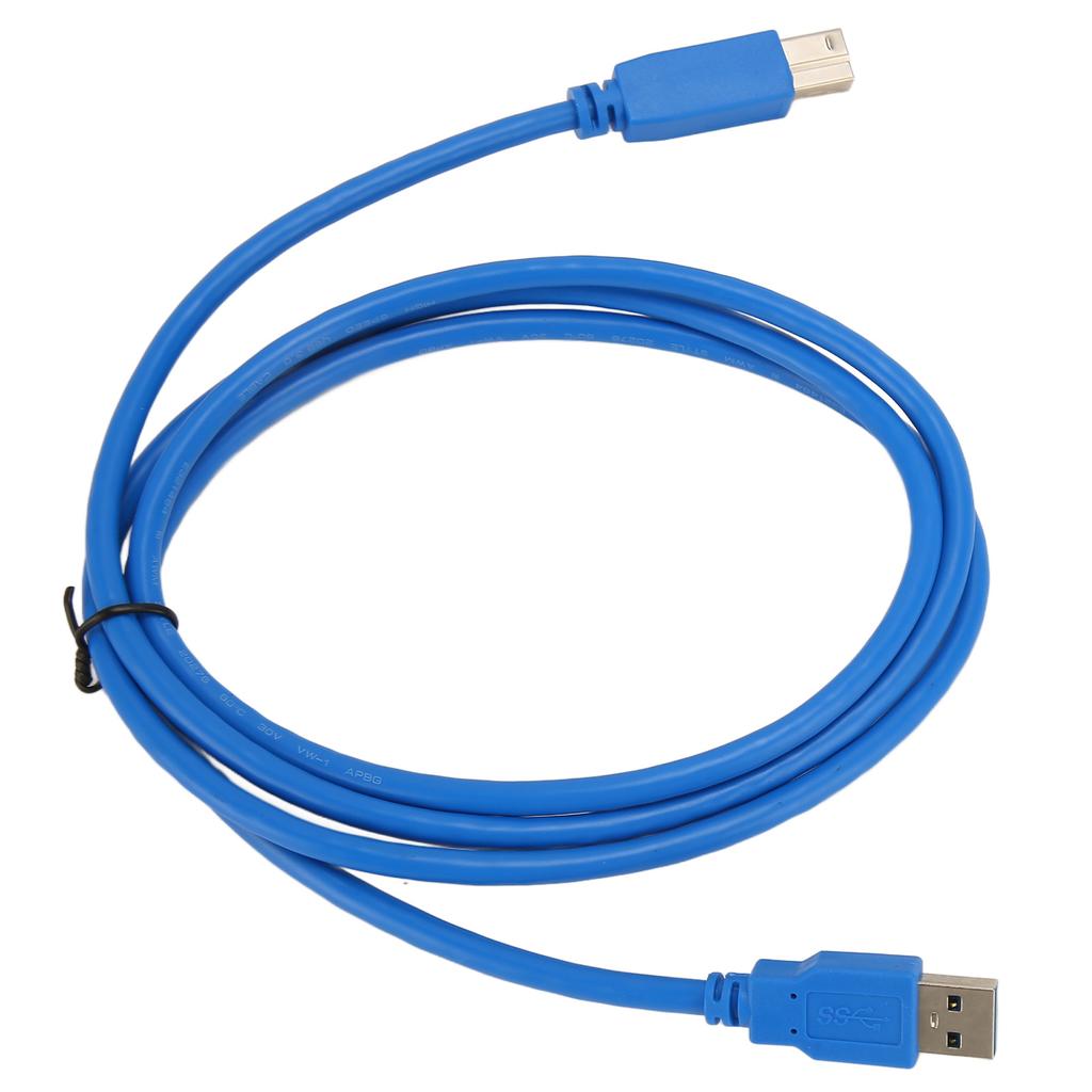 Кабель USB 3.0 для принтера A папа к B папа 5 Гбит/с длиной 4,9 фута ПВХ Медный USB-шнур для сканера для внешнего