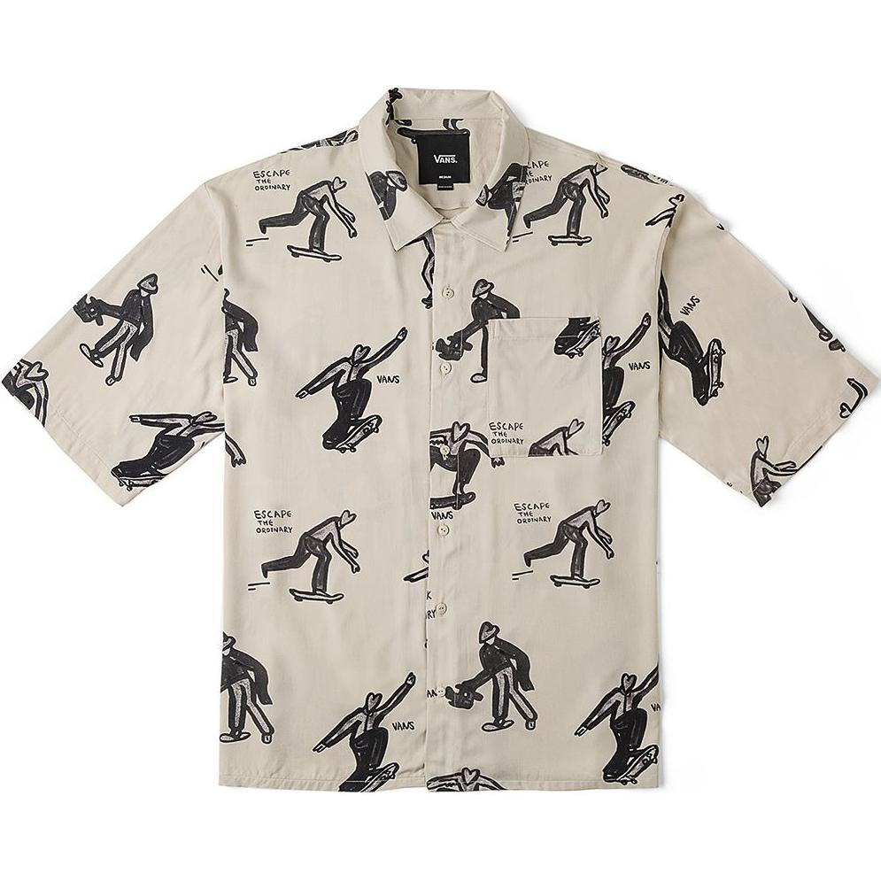 Vans X Asian Artist Collection SS24 Рубашка Унисекс Овсяный VN000J2XDGG