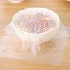 1Pc Keeping Food Hygienic Wrap Reusable Silicone Food Wraps Seal Vacuum Cover Stretch Lid 10x10cm