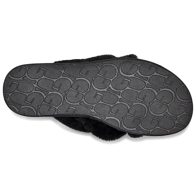 UGG Шерстяные тапочки Scuffita 1123572-BLK