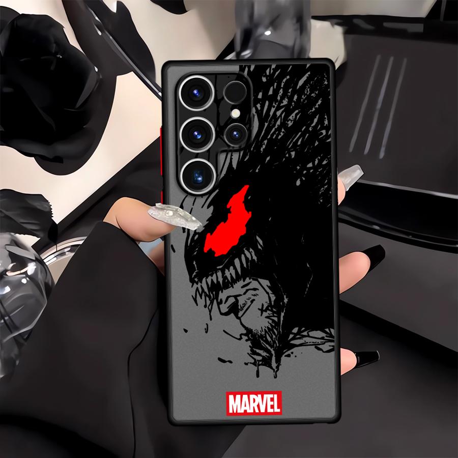 Чехол для Samsung Galaxy S26 S22 S23 FE S20 S25 Ultra S21 S24 Plus Note 20 10+ Funda Чехол для телефона Marvels Человек-паук Веном