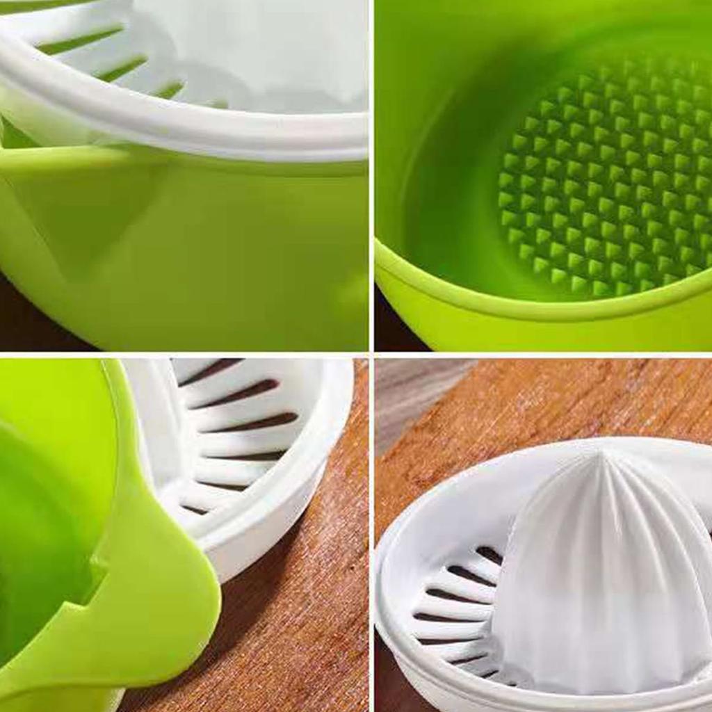 1шт Мини ручная соковыжималка - цвет случайный