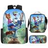 Zootopia 2 Casual Backpack Set, Student Cartoon Single-Layer Pencil Case Three-Piece Set 0197 KTB