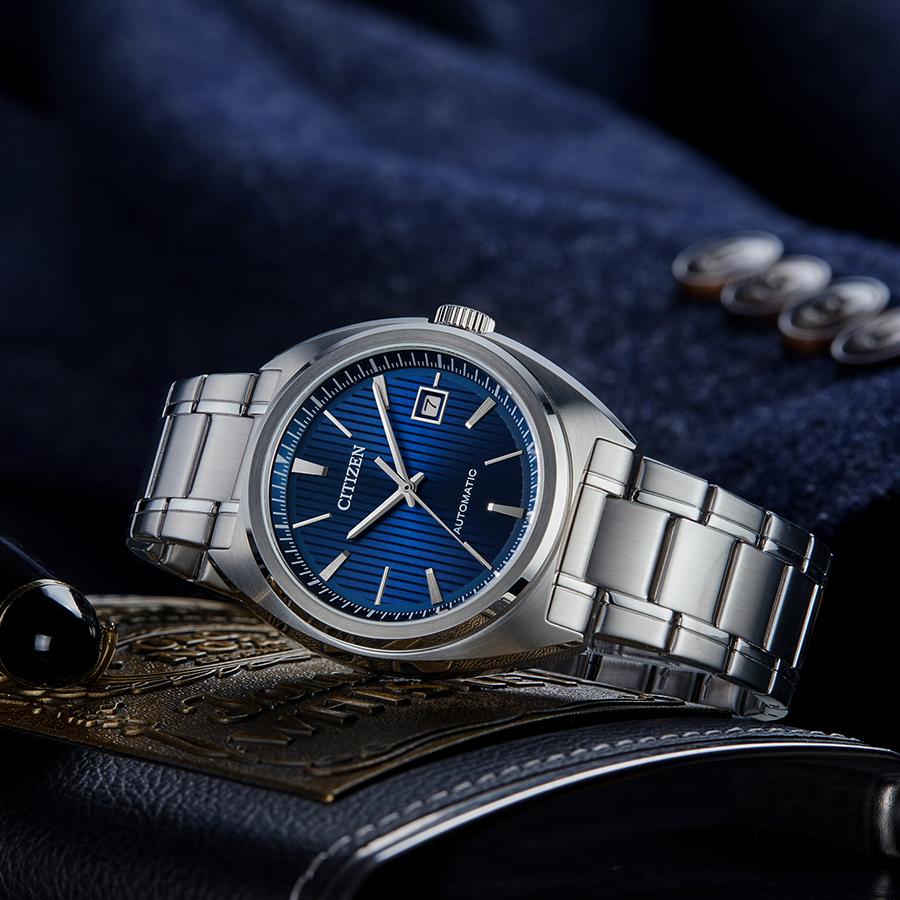Citizen Мужские часы NavySteel NJ010 стиль Эйдж Нержавеющая сталь