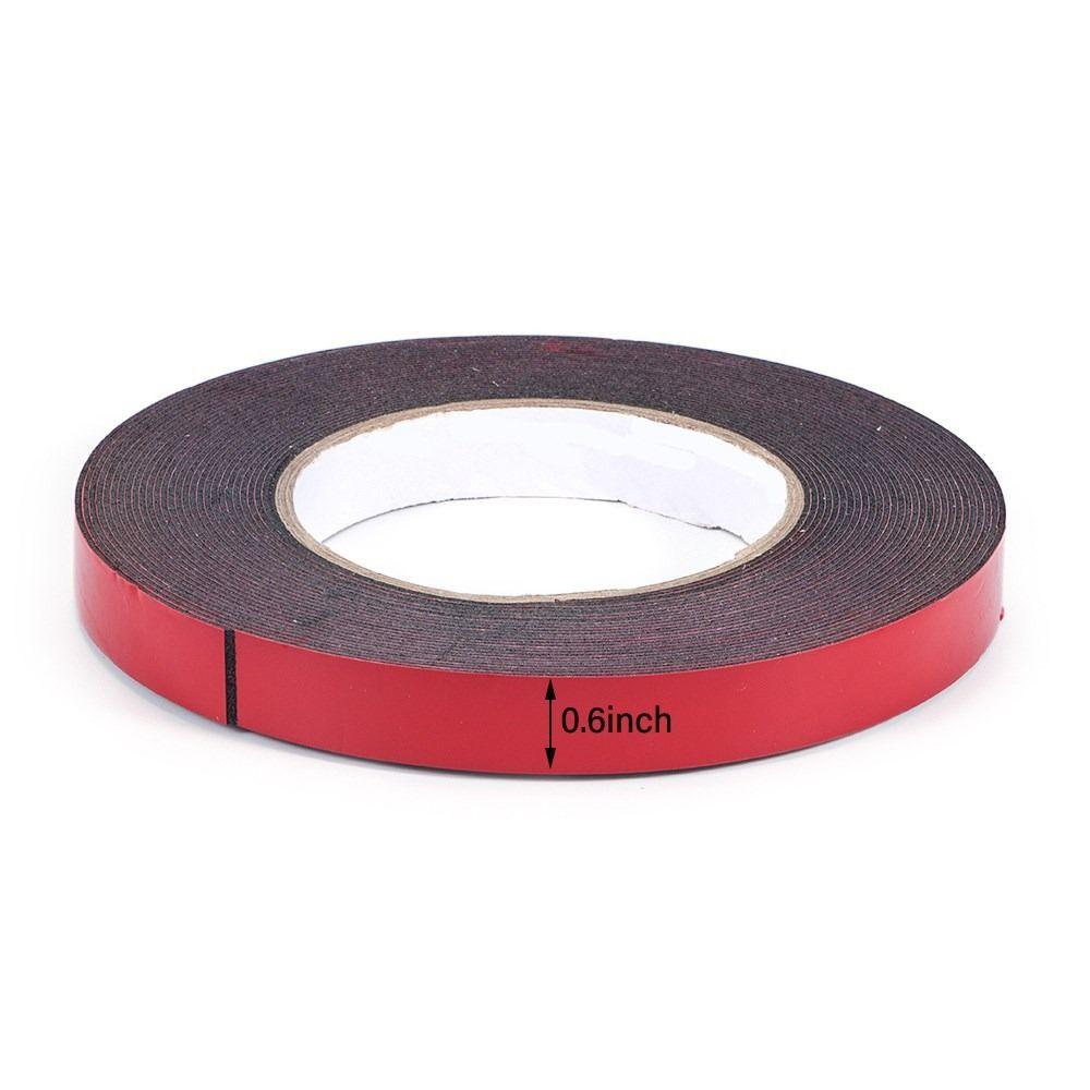 33 Ft Home Decor 2 Sided for Car, Socket Mounting Tape Double Sided Tape Strong Adhesive Foam Tape