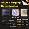 1 комплект солнечной гирлянды для улицы, водонепроницаемая, 8 режимов, медная проволока, сказочный свет, рождественская гирлянда, используется для наружного сада