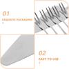 1Set Stainless Steel Cake and Fruit Fork Set Gold Finish Elegant Dessert Serving Utensils Wedding Party Appetizer Cocktail Forks