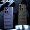 KEYSION Shockproof Matte Phone Case for Motorola MOTO G86 G56 5G Anti-skid Soft Silicone Phone Cover for MOTO G75 5G G15 Power