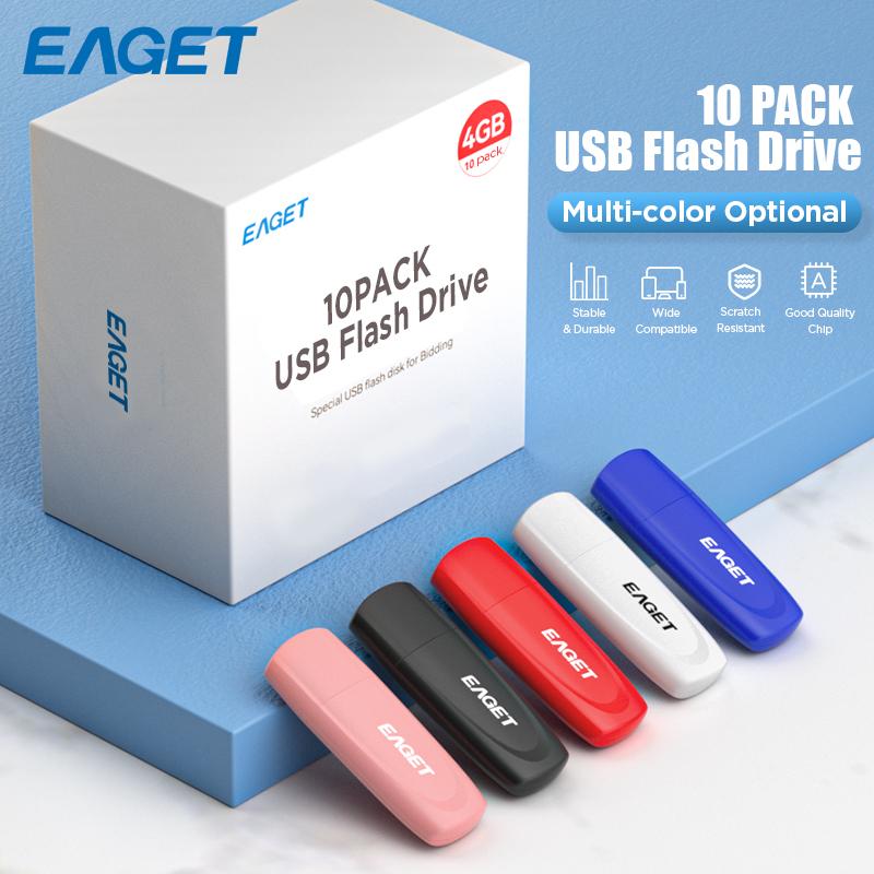 10 шт. 4 ГБ/8 ГБ USB-флешки, выдвижная флешка, USB 2.0, USB-флешка, разноцветная подарочная карта U Stick