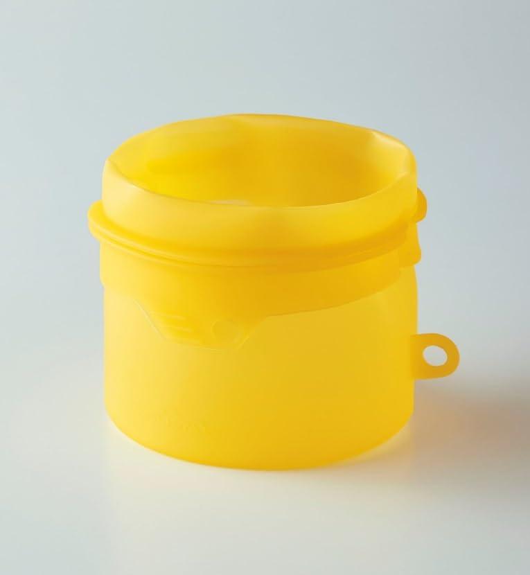 Cojit Frozen Water Bath Microwave OK Large Gusset Large Open Silicone Cook Bag 1L Yellow