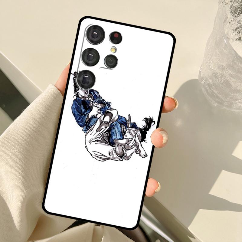 Японское боевое искусство Дзюдо Чехол Для Samsung Galaxy S25 S24 S23 S22 S21 S20 Ultra S9 S10 Plus S21 FE S25 FE Задняя крышка