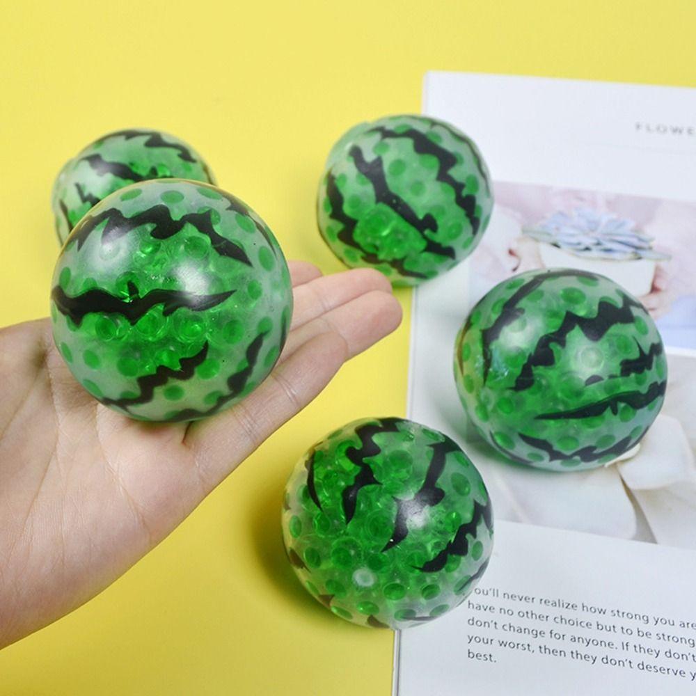 1pc Squishy Texture Fruit Squishy Stress Balls Strawberry Fidget Toys New Dough Ball  Sensory Play