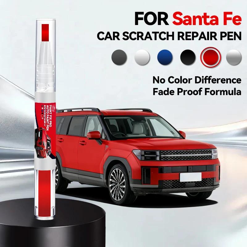 Car Dedicated For Hyundai Santa Fe 2000-2025 SM CM DM TM Paint Repair Pen Touch Up Scratch Remover DIY Auto Accessories Black Wh