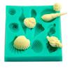 Chocolate Mould Non-sticky Durable Baking Tool Seashell Shape Fondant Mold for Party