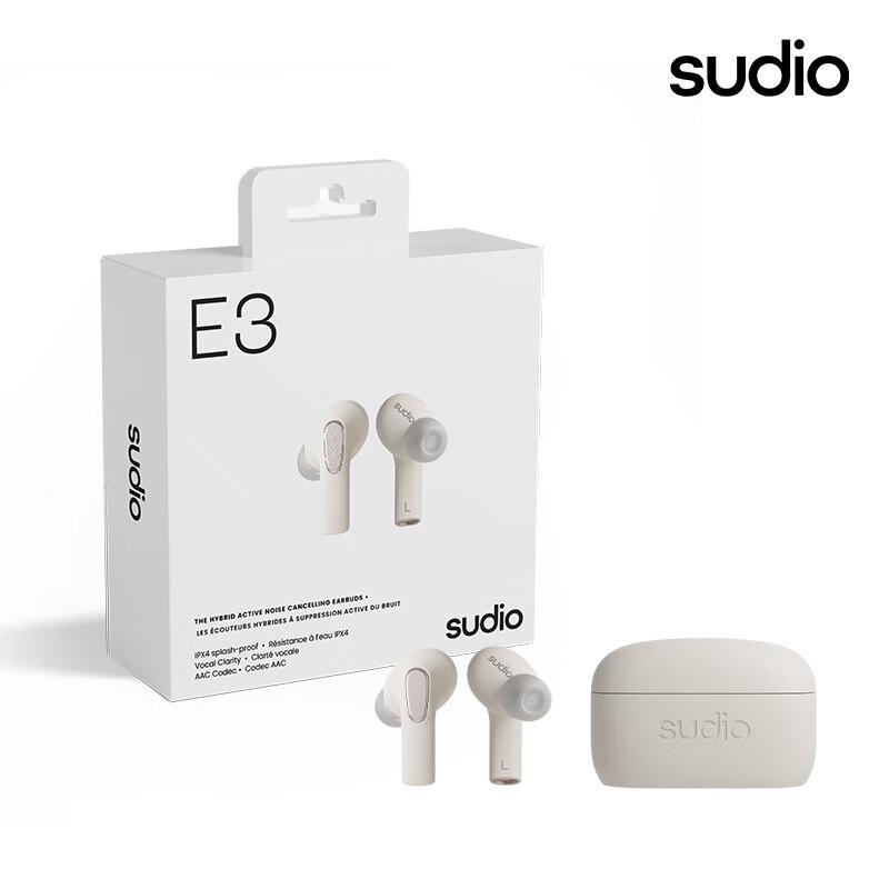 Sudio E3 Active Noise Cancelling Wireless Earbuds