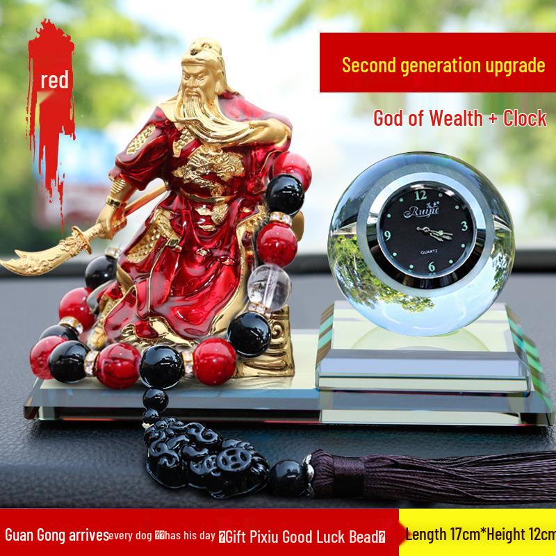 Украшение Будды для интерьера автомобиля - Гуань Гун Бог богатства для мира и защиты