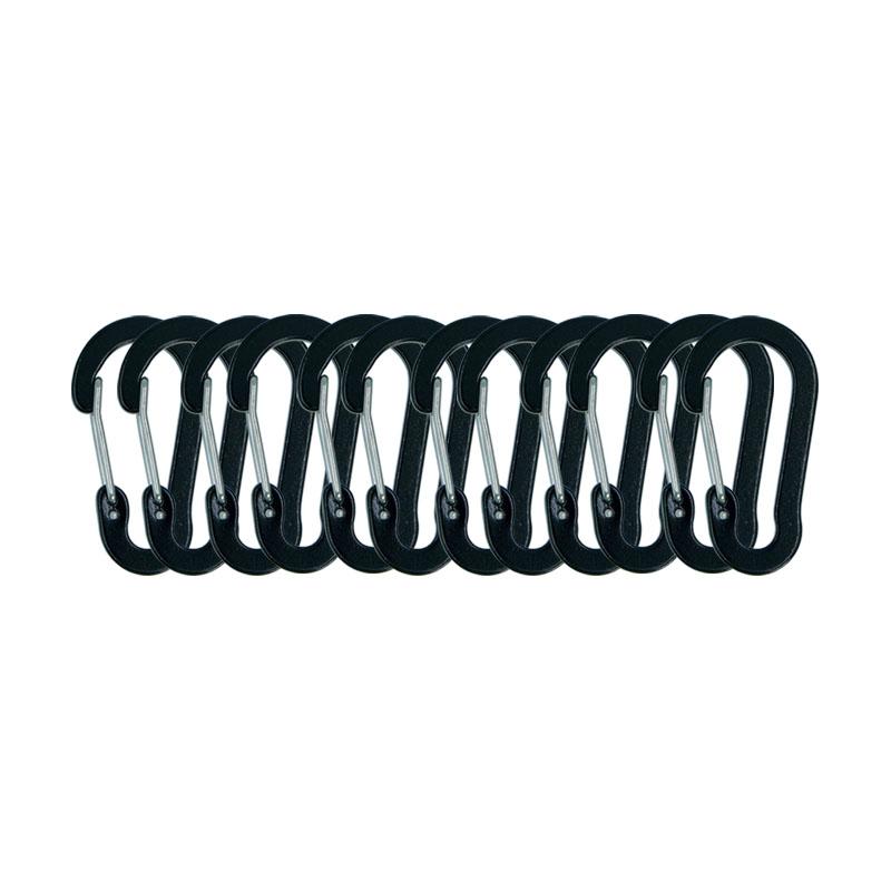 12 шт. набор карабинов, туристические маленькие крючки, уличная рыбалка, кемпинг, клипса, велосипедный туризм, многофункциональный инструмент, брелок с пряжкой, карабины