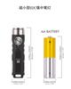 RovyVon Aurora A1 Mini 420 USB C Rechargeable CRI Keychain Torch Light Flashlight, Lumens, 5000K, (Black)