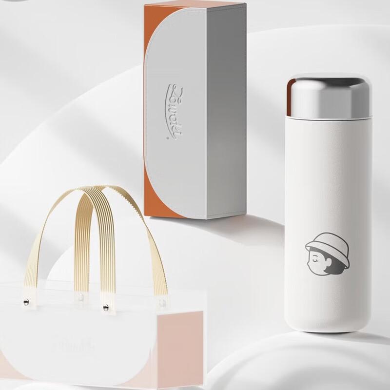 ZaoWuJi Stellar L39-480 Co-branded Insulated Mug - Xiaohui White Leather Sleeve Gift Box