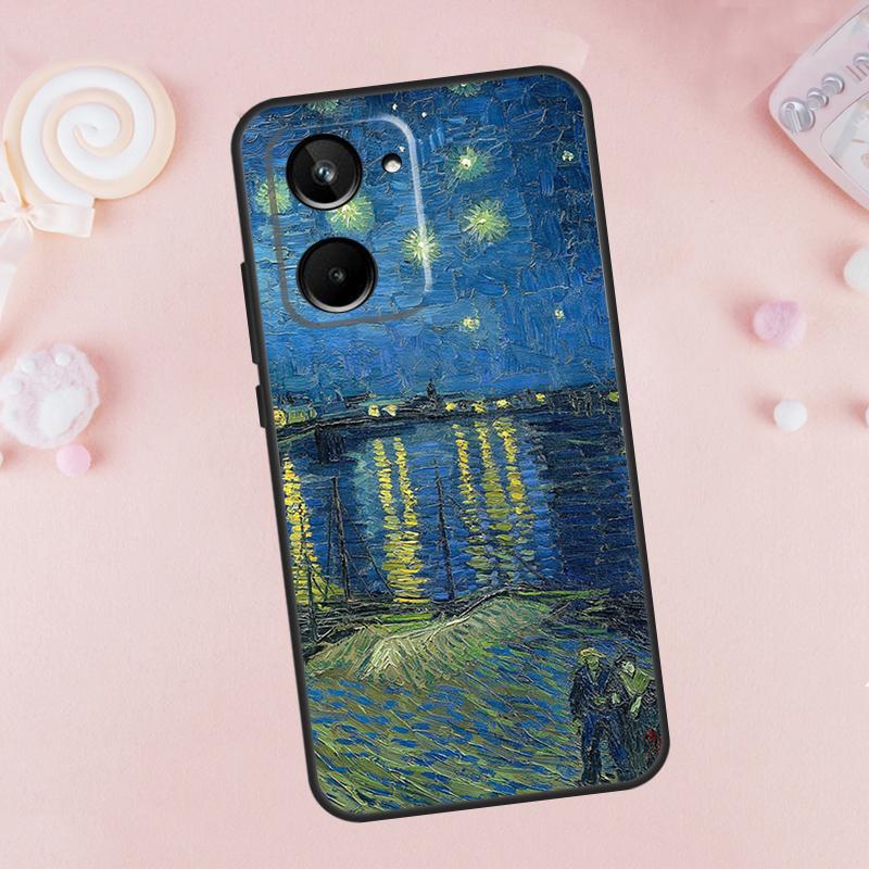 Oil Painting Van Gogh Case For Realme C53 C55 C33 C30 C35 C67 C21Y C25 C51 C15 9 10 12 11 Pro Plus GT Neo 5 Cover