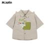 M.Latin Boys' Printed Short Sleeve Shirt