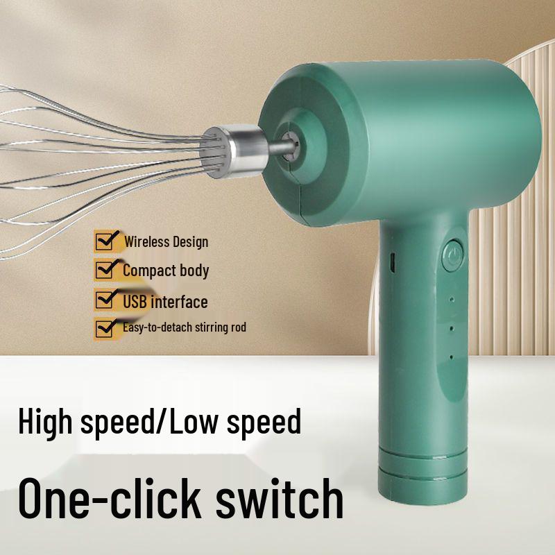 Wireless Automatic Egg Beater & Frother – Handheld Mixer for Cakes and Cream