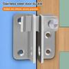 Stainless Steel Door Latch Anti-theft Sliding Bolts Lock Cabinet Latches Fitting  Home Hardware