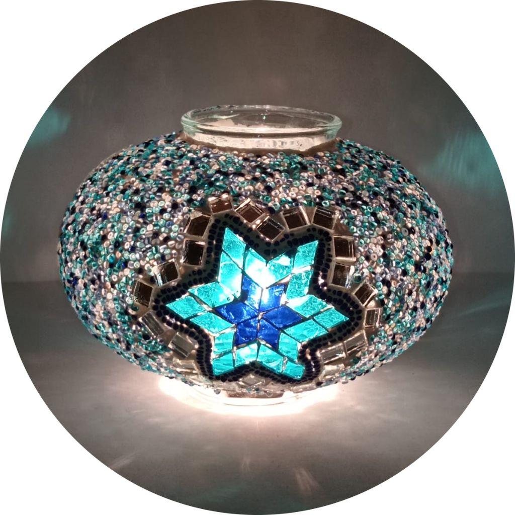 Абажур ручной работы Турецкая марокканская красочная мозаика из стекла Античная лампа Мозаичная лампа Османская аутентичная люстра Старинная лампа Ночная лампа,