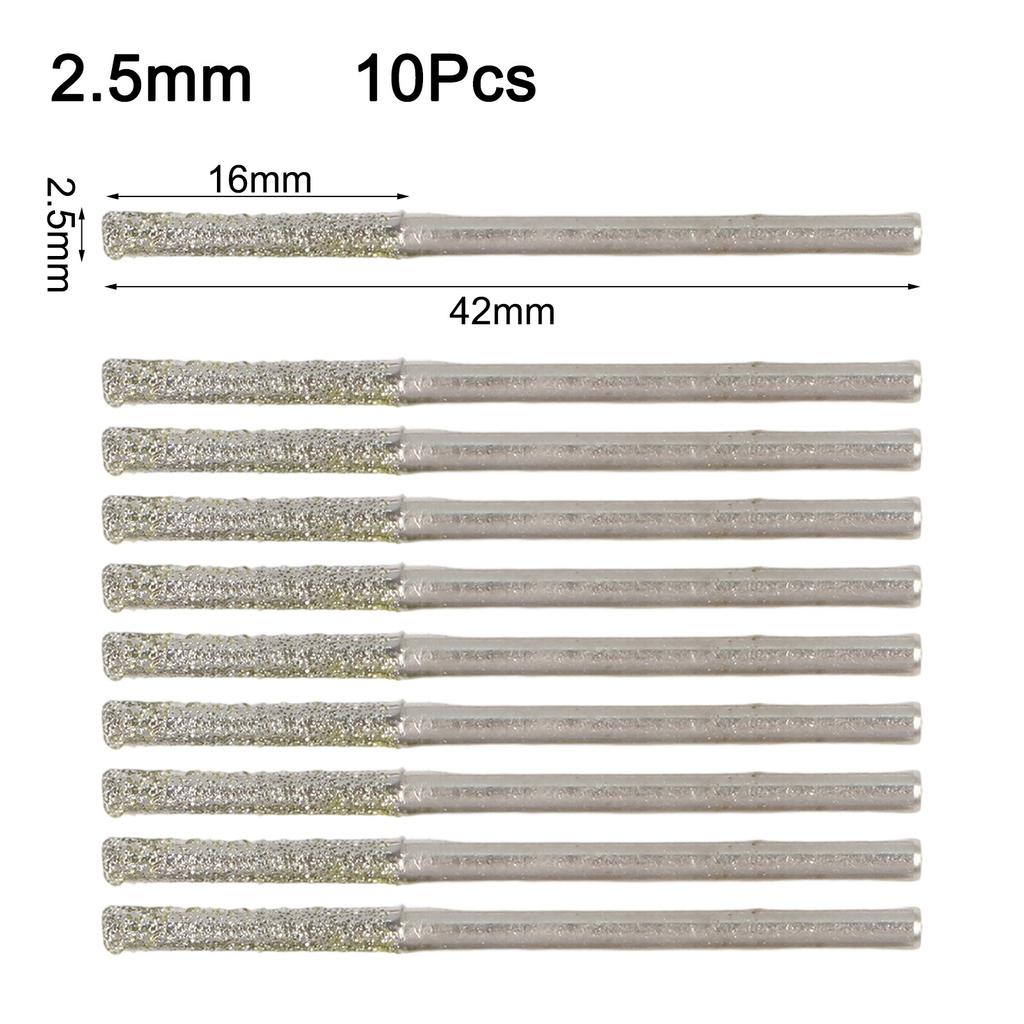0.8mm Drill Bit Drill Bit Glass Hole Drilling 1.0mm Drill Bit 1.2mm Drill Bit