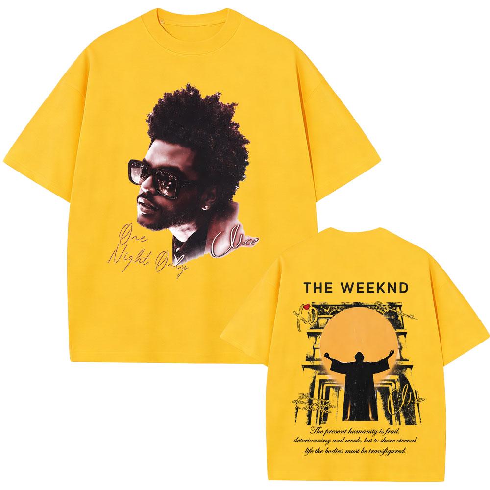 Футболка унисекс The Weeknd XO Tour 2026 Женская Хип-хоп Мода Поп-музыка Короткий рукав Унисекс Повседневная Винтажная Уличная одежда