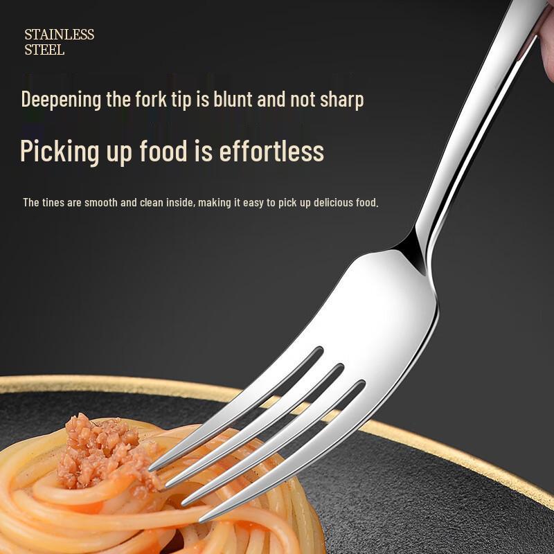 Elegant 304 Stainless Steel Dessert & Fruit Fork