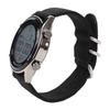 Men Digital Sports Watch Waterproof Alarm Countdown Dual Time Zone Nylon Strap Digital Watch with