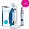 Газированная машина BRITA - SodaONE Белая - 1 бутылка 1 л и 1 баллон CO2 в комплекте
