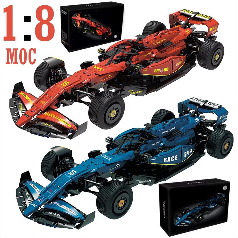 2361 шт. Конструктор F1 Гоночный автомобиль Модель гоночного автомобиля № 18 Городской спортивный автомобиль Кирпичики Игрушка Подарок для творческих детей