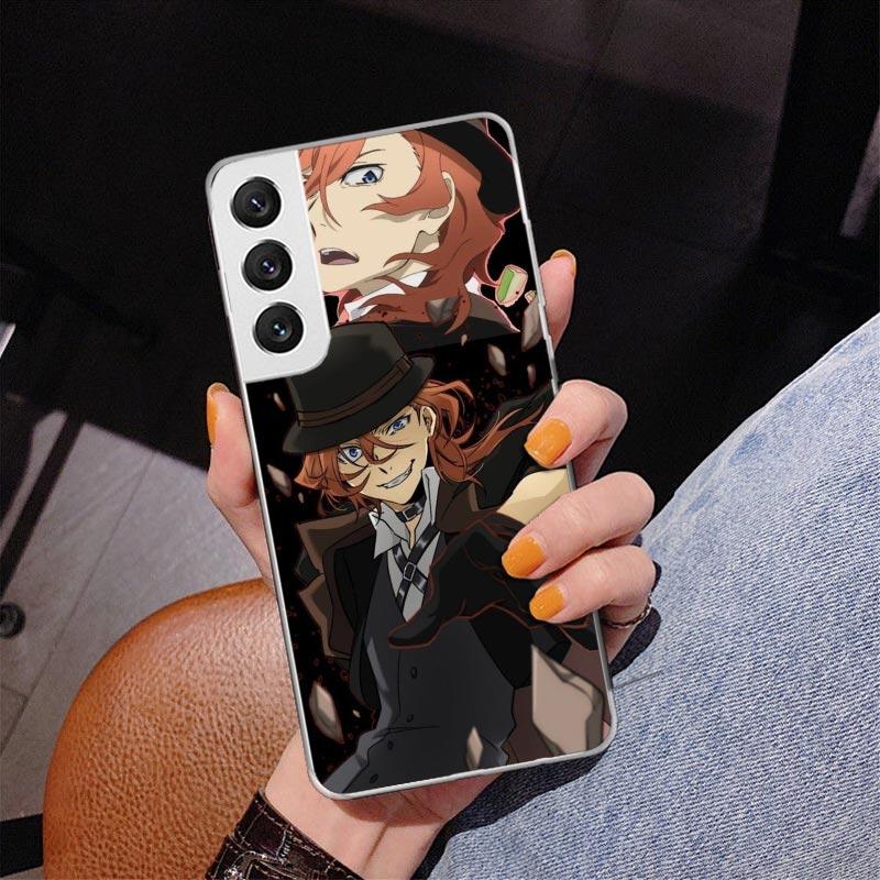 Чехол для телефона Bungo Stray Dogs Накахара Чуя Для Samsung Galaxy S24 S25 Edge S26 Ultra S23 S22 S21 Plus S20 FE + Персонализированный При