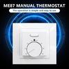 Настенные комнатные терморегуляторы 16А Диапазоны 5-55°C Энергосберегающий Корпус Управление системой отопления