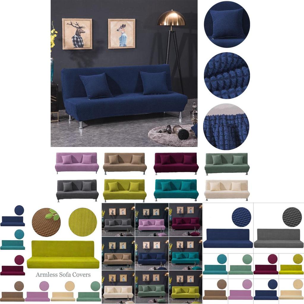 Мягкий и прочный эластичный чехол для дивана идеально подходит для полных раскладных бескаркасных футонов