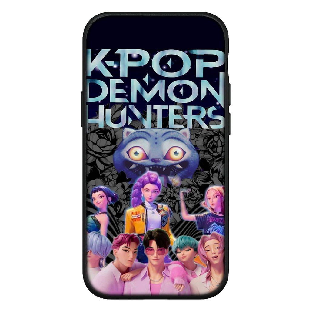 for Samsung Galaxy S25 S24 S23 iPhone 17 16 15 Xiaomi Redmi Note 14 13 12 Plus Pro Max A57 Case KPop Rumi Demon Mira Hunters Zoey X OPPO Huawei Cover