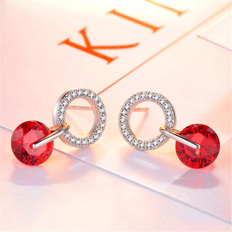 Роскошные висячие серьги из белого камня, свадебные украшения, подарок для женщин