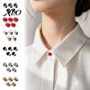 Anti Slip Scarf Buckle 5PCS Pearl Buttons for Women, Clothing Invisible Anti-Exposure Safety Pins, No Elegant Brooch Women Damage Iron Pins