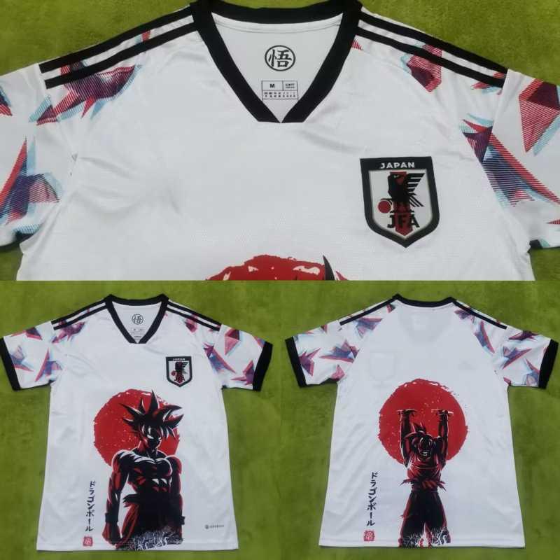 Japan Y3 National Team Edition Football Jersey Anime Print Short Sleeve Men Cycling Sports
