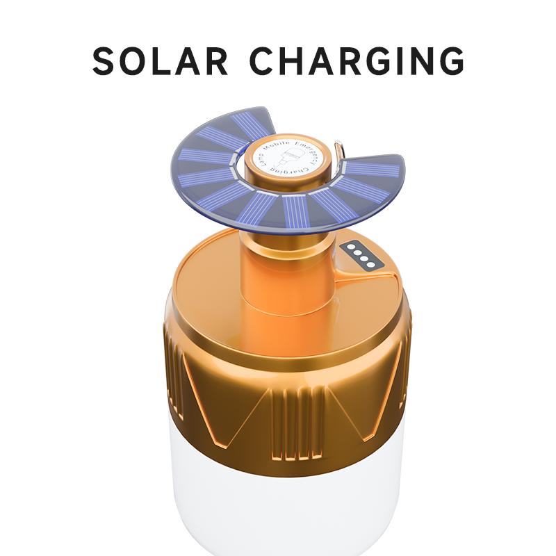 Модная солнечная лампа для освещения аварийных наружных фонарей, светодиодные фонари для палаток, зарядная лампа для походов на открытом воздухе, аварийное отключение