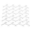 24pcs Brick Hook Multi Purpose Stainless Steel No Drill Brick Clamps for Hanging Xmas Wreaths Lights Decorations