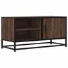 VidaXL TV Cabinet Oak Brown 80x34.5x40 Cm Engineered Wood and Metal, TV Bench, Hi-Fi Cabinet, Entertainment Center, 848823