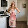 Funny And Quirky Printed Apron For Home Use, High-appearance-level Printed Kitchen Waterproof Apron.