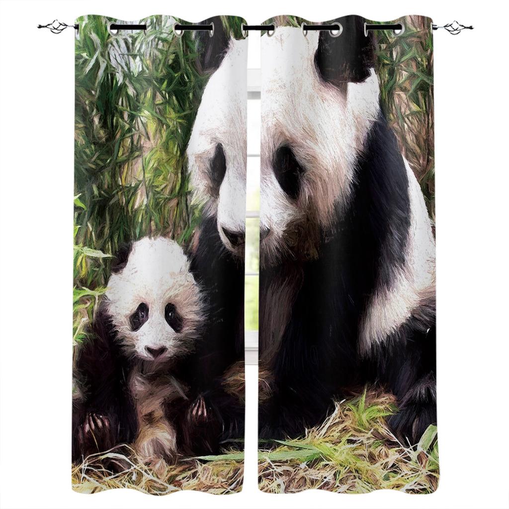 Полярный Медведь Риф Темные Облака Домашний Декор Оконные Шторы Спальня Кухня Шторы Панельные Шторы для Гостиной