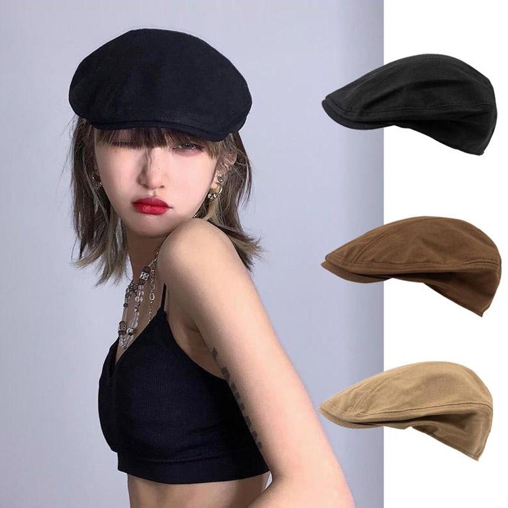 Женская модная повседневная трендовая однотонная охотничья кепка