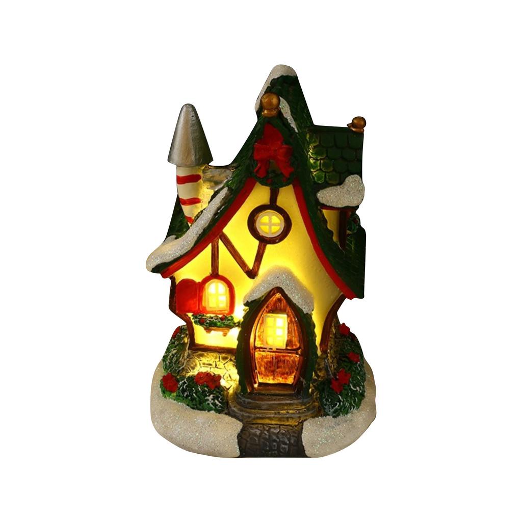 Glowing Gingerbread House With Lights - Animated Christmas Decoration For Indoor Festive Display
