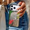 Чехол для телефона с африканским серым попугаем Для iPhone 17 Air 14 15 13 12 Max Чехол Для Apple 14 15 16 16e 11 Pro Max Plus Coque