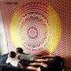 Mandala Bohemian Yoga Mat Beach Towel Shawl Blanket Indian Wall Hanging Tapestry